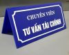 BIỂN CHỨC DANH ĐỂ BÀN MICA CHỮ A
