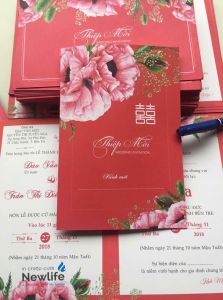Thiệp cưới mẫu NL004