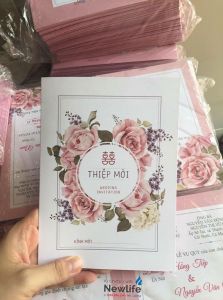 Thiệp cưới mẫu NL010