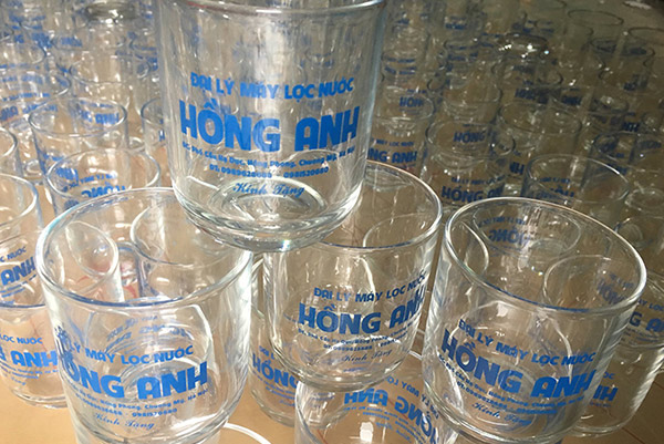 In cốc thuỷ tinh giá rẻ tại Thanh Hoá